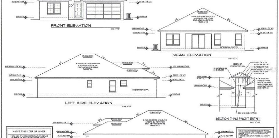Villa ou maison à DeLand, Floride 3 chambres, 141.95 m2 № 2344532