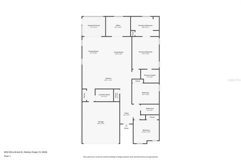 Villa ou maison à vendre à Wesley Chapel, Floride: 3 chambres, 185.62 m2 № 2412528 - photo 2