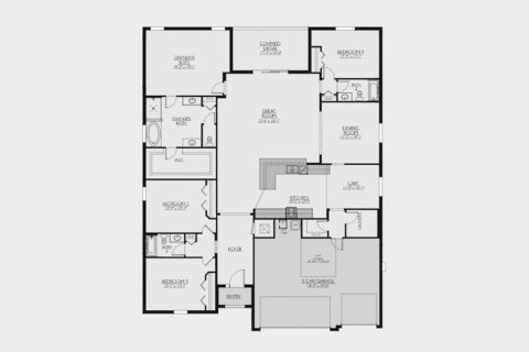 Townhouse floor plan «269SQM SWEET BAY», 4 bedrooms in CROSS CREEK