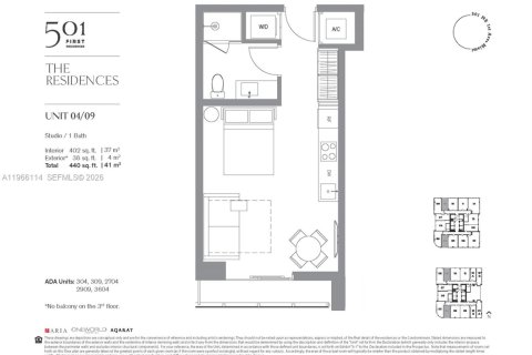 Copropriété à louer à Miami, Floride: 37.35 m2 № 2052965 - photo 9