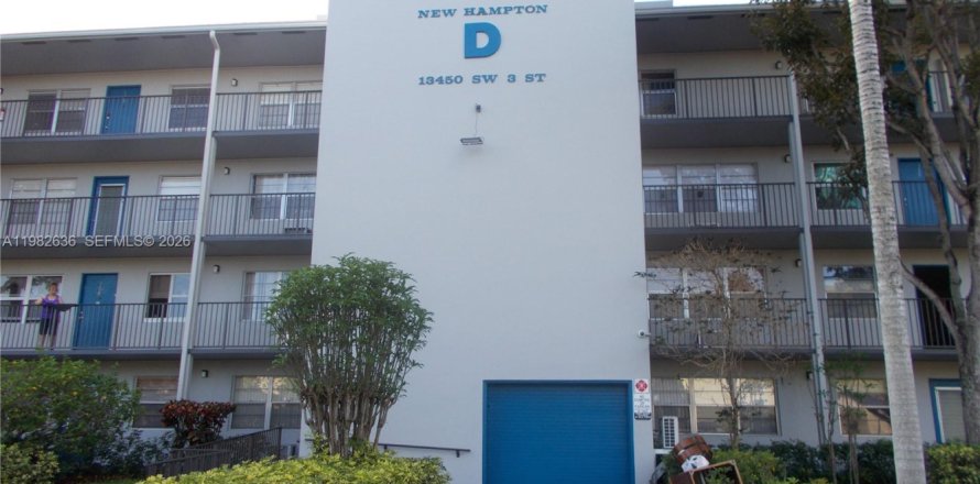 Condo à Pembroke Pines, Floride, 1 chambre  № 2049238