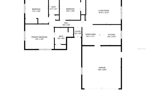 House in Daytona Beach, Florida 3 bedrooms, 110.18 sq.m. № 1916251 - photo 27