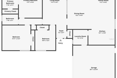 House in Winter Park, Florida 3 bedrooms, 161.46 sq.m. № 1508174 - photo 14