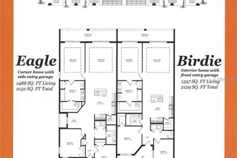 Touwnhouse à vendre à Howey-in-the-Hills, Floride: 3 chambres, 143.81 m2 № 2398381 - photo 2
