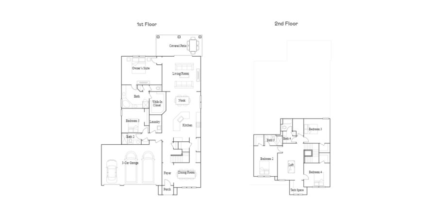 Townhouse in SILVER LANDING in Saint Augustine, Florida 5 bedrooms, 314 sq.m. № 34532