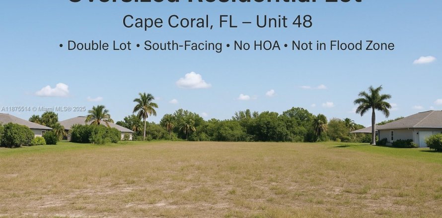 Terrain à Cape Coral, Floride № 1923671
