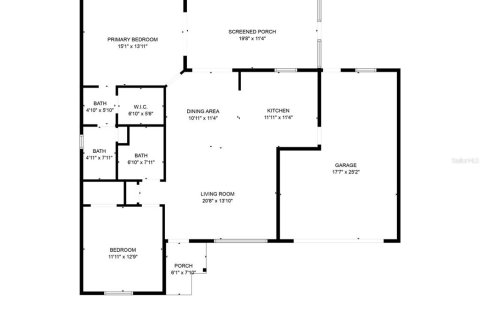House in The Villages, Florida 2 bedrooms, 106.09 sq.m. № 1905504 - photo 3