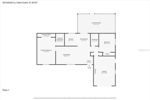 Villa ou maison à vendre à Palm Coast, Floride: 2 chambres, 85.1 m2 № 2143047 - photo 2