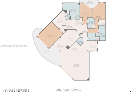 Купить кондоминиум в Авентура, Флорида 3 спальни, 294.78м2, № 2011119 - фото 4