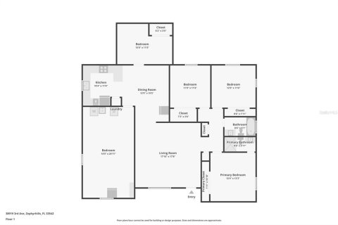 Villa ou maison à vendre à Zephyrhills, Floride: 4 chambres, 163.14 m2 № 1528731 - photo 24