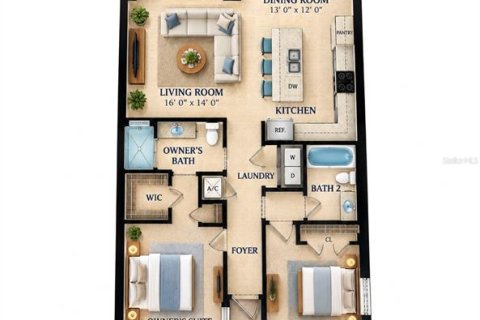 Copropriété à vendre à Punta Gorda, Floride: 2 chambres, 111.3 m2 № 2428715 - photo 11
