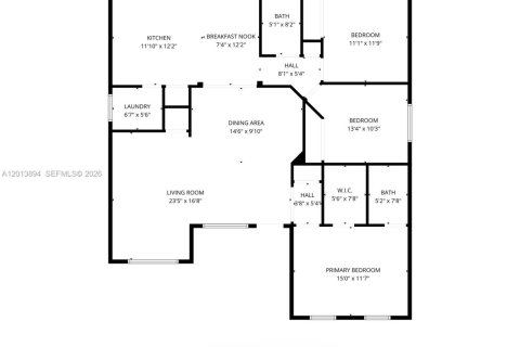 House in Homestead, Florida 3 bedrooms, 141.86 sq.m. № 2076150 - photo 30