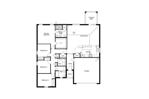 Townhouse floor plan «174SQM 97», 4 bedrooms in COVES OF ESTERO BAY