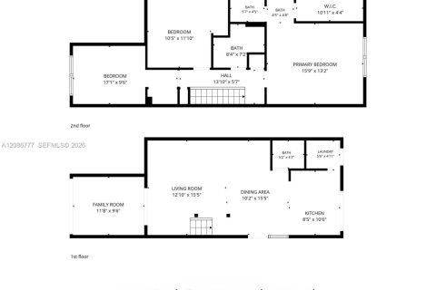 Townhouse in Miami Shores, Florida 3 bedrooms, 88.44 sq.m. № 2357998 - photo 16
