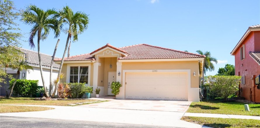 House in Miramar, Florida 3 bedrooms, 153.29 sq.m. № 1977086