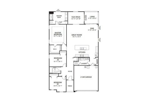Townhouse floor plan «185SQM DREXEL», 3 bedrooms in PORT ST. JOHN