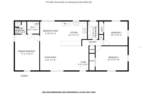 Casa en alquiler en Saint Petersburg, Florida, 3 dormitorios, 115.94 m2 № 1903442 - foto 2
