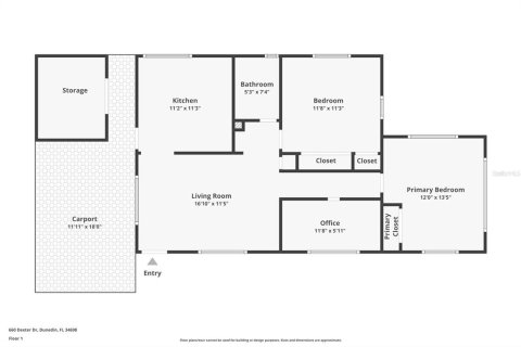 Villa ou maison à vendre à Dunedin, Floride: 2 chambres, 82.5 m2 № 2322605 - photo 12