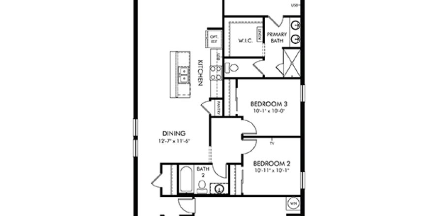 House in Haines City, Florida 3 bedrooms, 139.35 sq.m. № 1883439