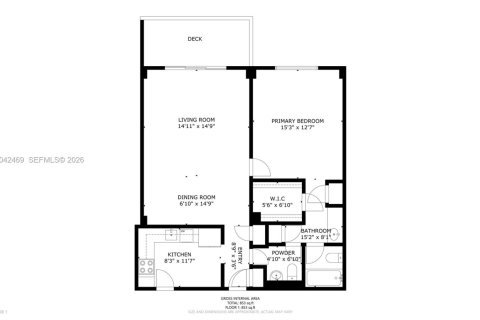 Copropriété à vendre à Miami Beach, Floride: 1 chambre, 88.26 m2 № 2243648 - photo 3