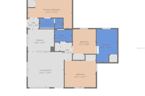 House in Saint Petersburg, Florida 3 bedrooms, 94.2 sq.m. № 1902695 - photo 22