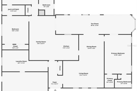 House in Clearwater, Florida 4 bedrooms, 264.4 sq.m. № 1916167 - photo 5