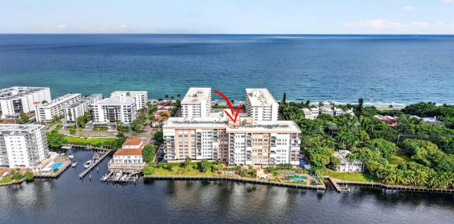 Condominio en Hillsboro Beach, Florida, 1 dormitorio  № 2432263