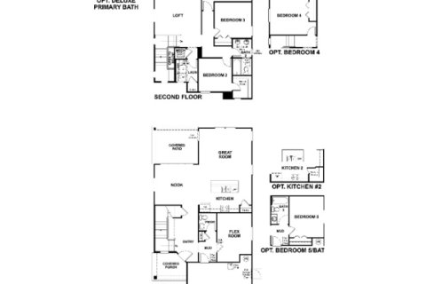 House floor plan «House», 3 bedrooms in Forest Crest
