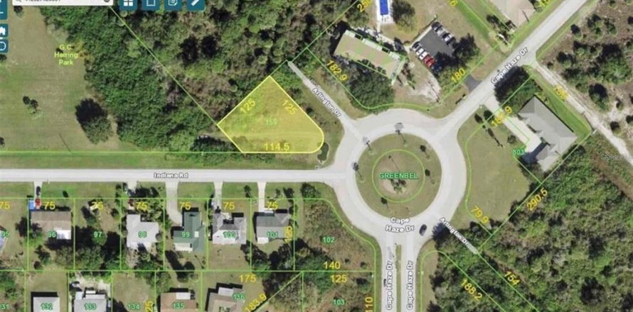Terreno en Rotonda, Florida № 1734237