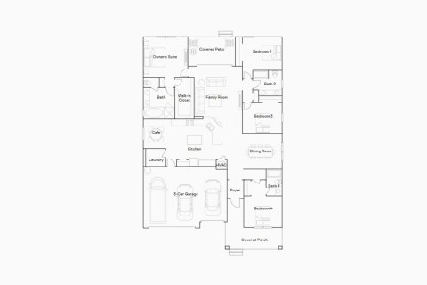 Townhouse floor plan «219SQM KENNEDY III», 4 bedrooms in TRINITY LAKES