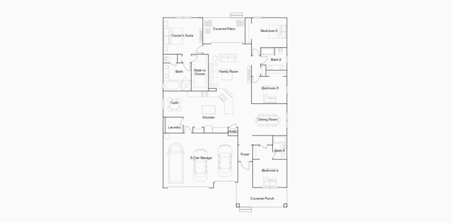 Townhouse in TRINITY LAKES in Groveland, Florida 4 bedrooms, 219 sq.m. № 102853