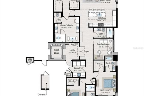 Condo in Tampa, Florida, 4 bedrooms  № 1894507 - photo 10