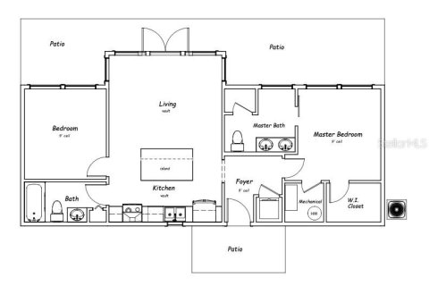 House in Georgetown, Florida 2 bedrooms, 84.82 sq.m. № 1433647 - photo 5