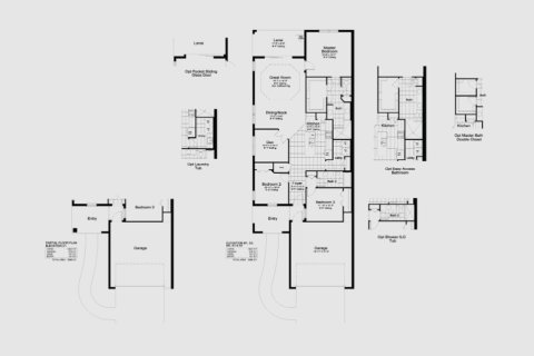 House floor plan «171SQM SANDCASTLE», 3 bedrooms in BOCA ROYALE GOLF AND COUNTRY CLUB
