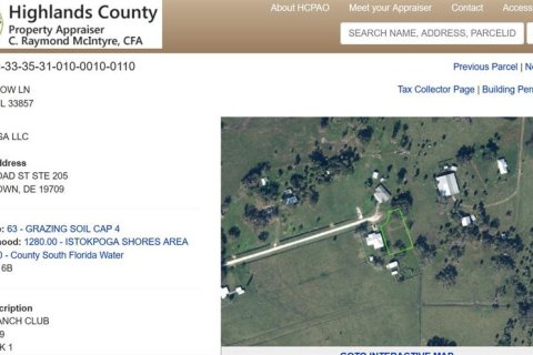Terreno en venta en Lorida, Florida № 1909163 - foto 6