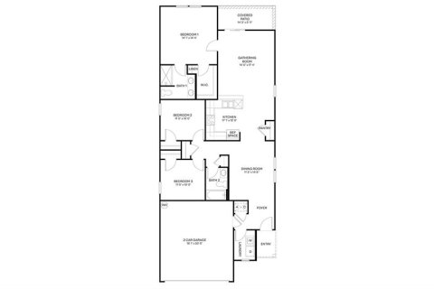 House in Bunnell, Florida 3 bedrooms, 135.54 sq.m. № 2091965 - photo 2