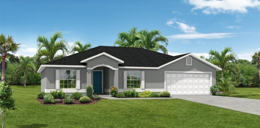 House in Palm Coast, Florida 3 bedrooms, 148.27 sq.m. № 1421289