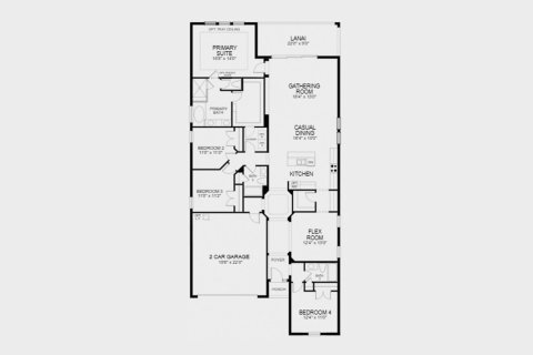 Townhouse floor plan «223SQM ANTIGUA», 4 bedrooms in BELLALAGO