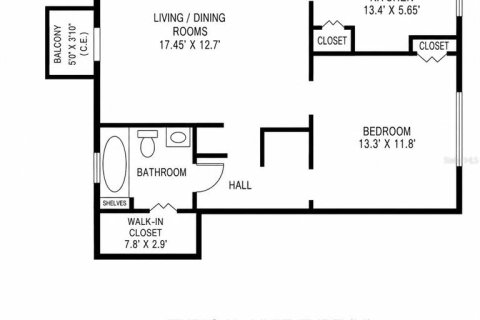 Condominio en venta en Tampa, Florida, 1 dormitorio, 59.92 m2 № 2318811 - foto 12