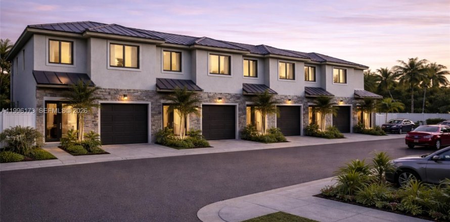 Таунхаус в Окленд-Парк, Флорида 3 спальни № 2063702