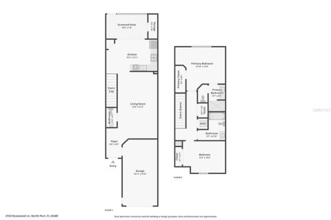 Adosado en venta en North Port, Florida, 2 dormitorios, 117.8 m2 № 1670866 - foto 22