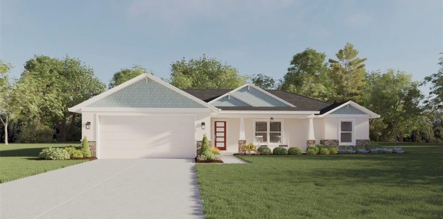 House in Ocklawaha, Florida 3 bedrooms, 144.65 sq.m. № 1242855