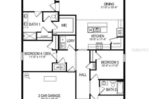 Villa ou maison à louer à Ormond Beach, Floride: 4 chambres, 171.5 m2 № 2412599 - photo 3