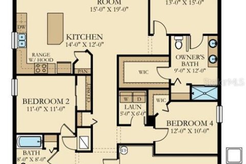 Casa en alquiler en Davenport, Florida, 4 dormitorios, 176.24 m2 № 1795466 - foto 15