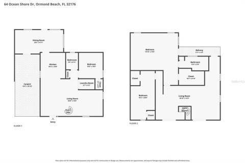 Villa ou maison à vendre à Ormond Beach, Floride: 3 chambres, 212.56 m2 № 2414922 - photo 26