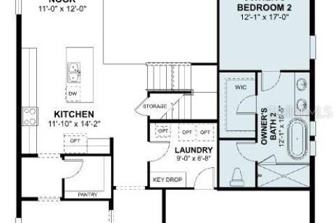 House in Zellwood, Florida 5 bedrooms, 354.7 sq.m. № 2403695 - photo 19
