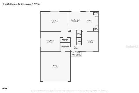 Villa ou maison à louer à Gibsonton, Floride: 3 chambres, 205.78 m2 № 2389423 - photo 2