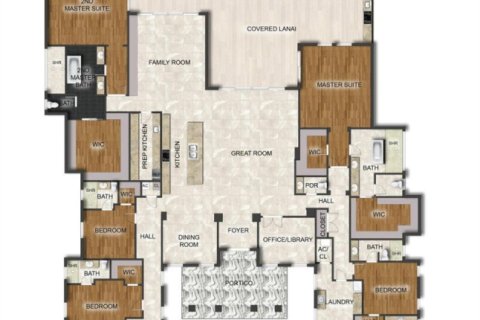 Купить виллу или дом в Палм-Бич-Гарденс, Флорида 5 спален, 603.86м2, № 1189796 - фото 1