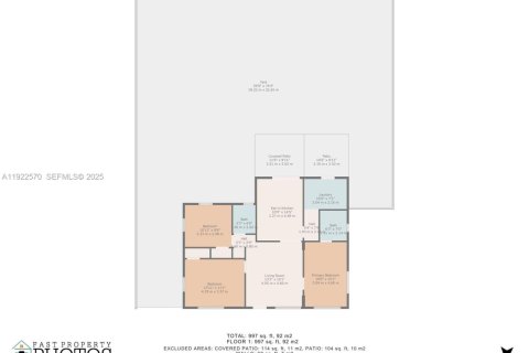 Купить виллу или дом в Холливуд, Флорида 3 спальни, 92.62м2, № 1977120 - фото 29