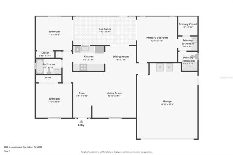 Casa en venta en North Port, Florida, 3 dormitorios, 120.49 m2 № 1813212 - foto 29